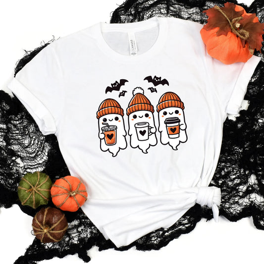 Coffee Ghosts Graphic Tee - 3 colors