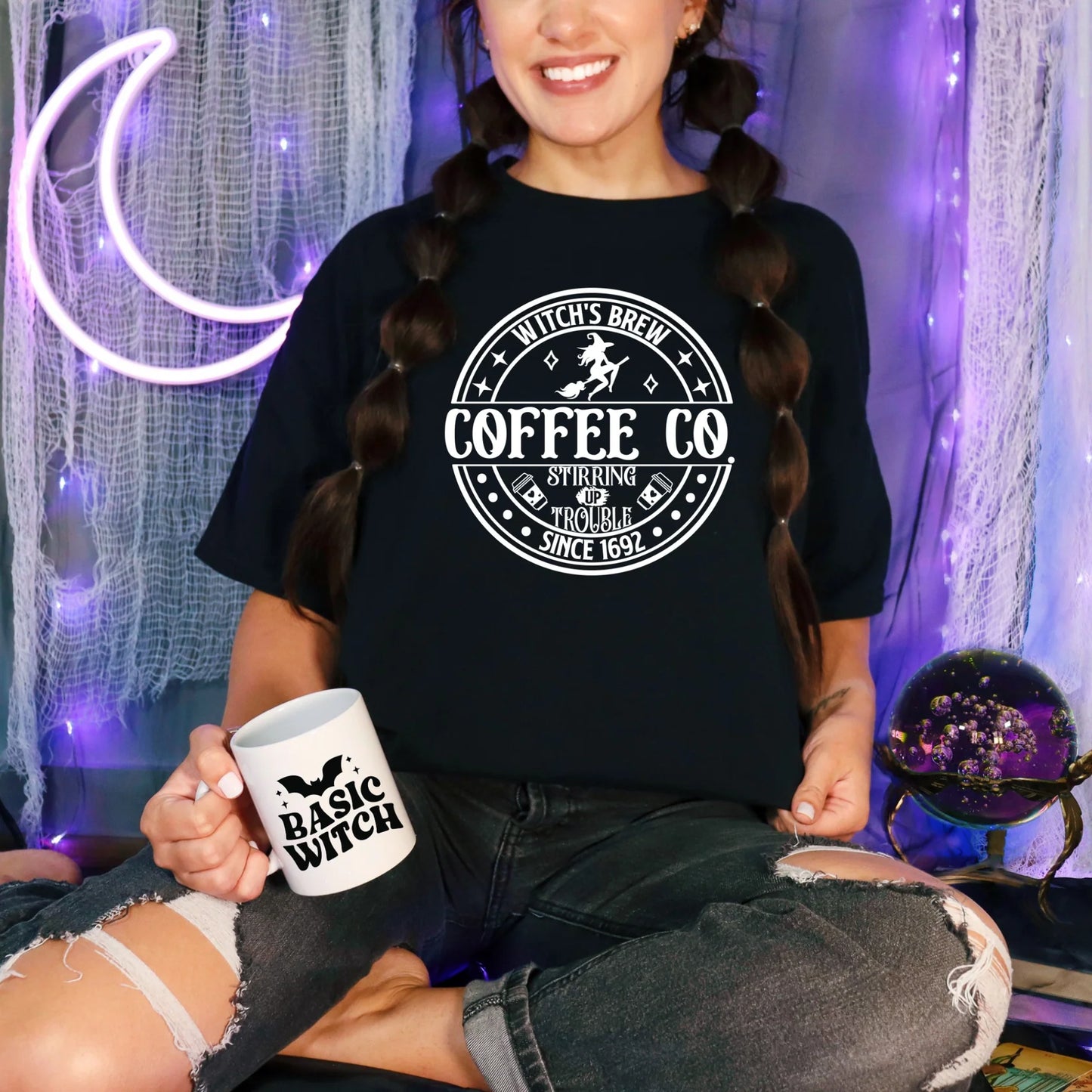 Witches Brew Graphic Tee or Sweatshirt - 2 color options