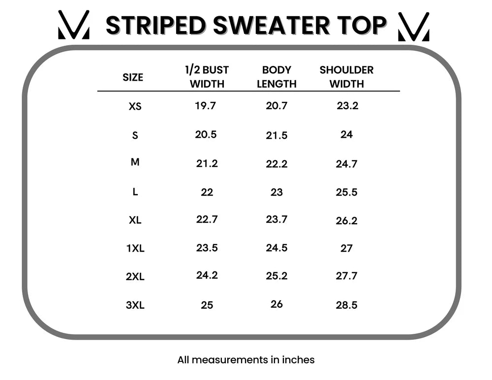 Black and Purple Striped Sweater