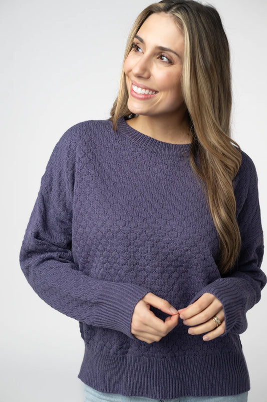 Slate Blue Pullover Sweater