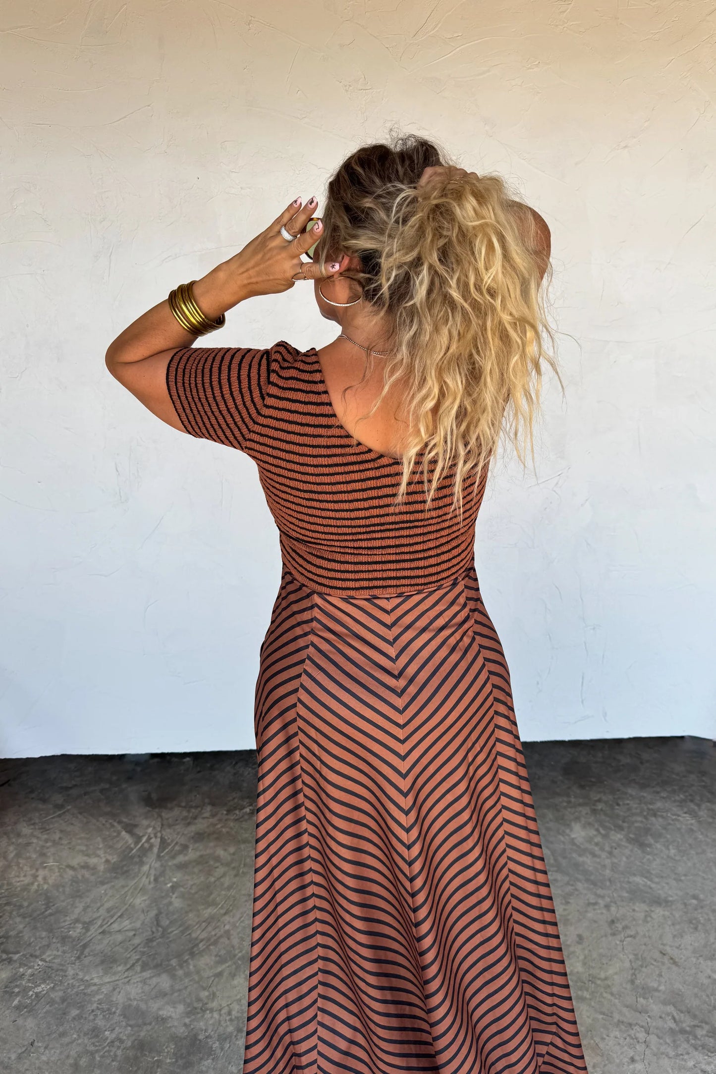 Pre Order: Calista Stripe Dress