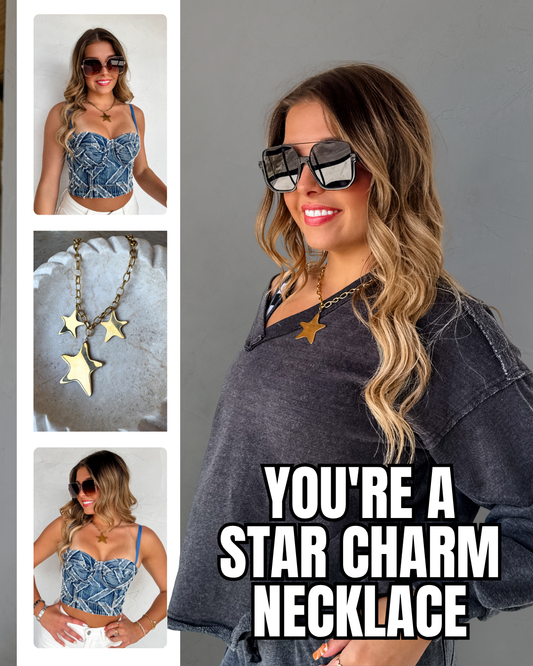 PREORDER- YOU'RE A STAR CHARM NECKLACE