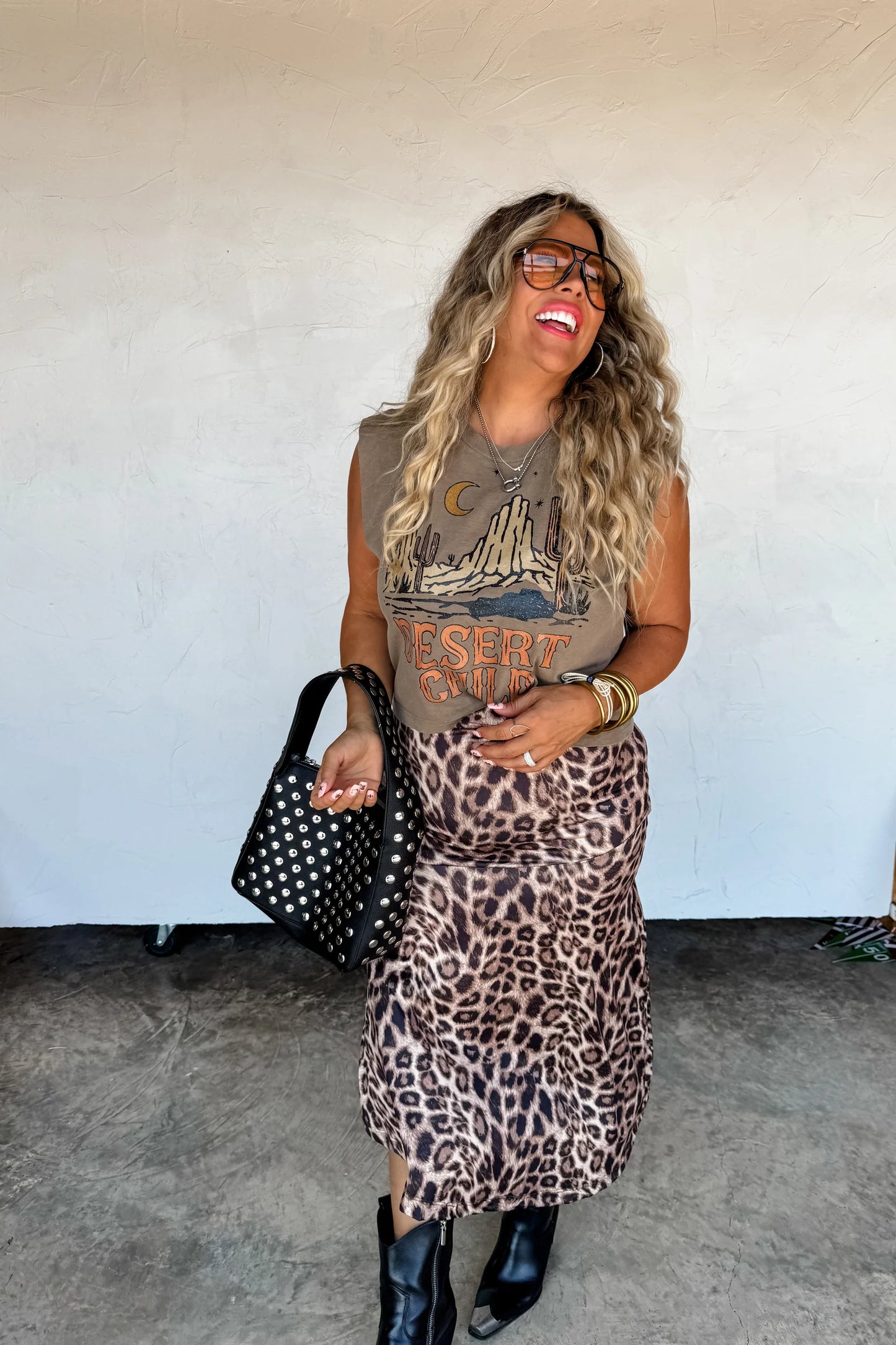 PREORDER- KYLEIGH CHEETAH SKIRT