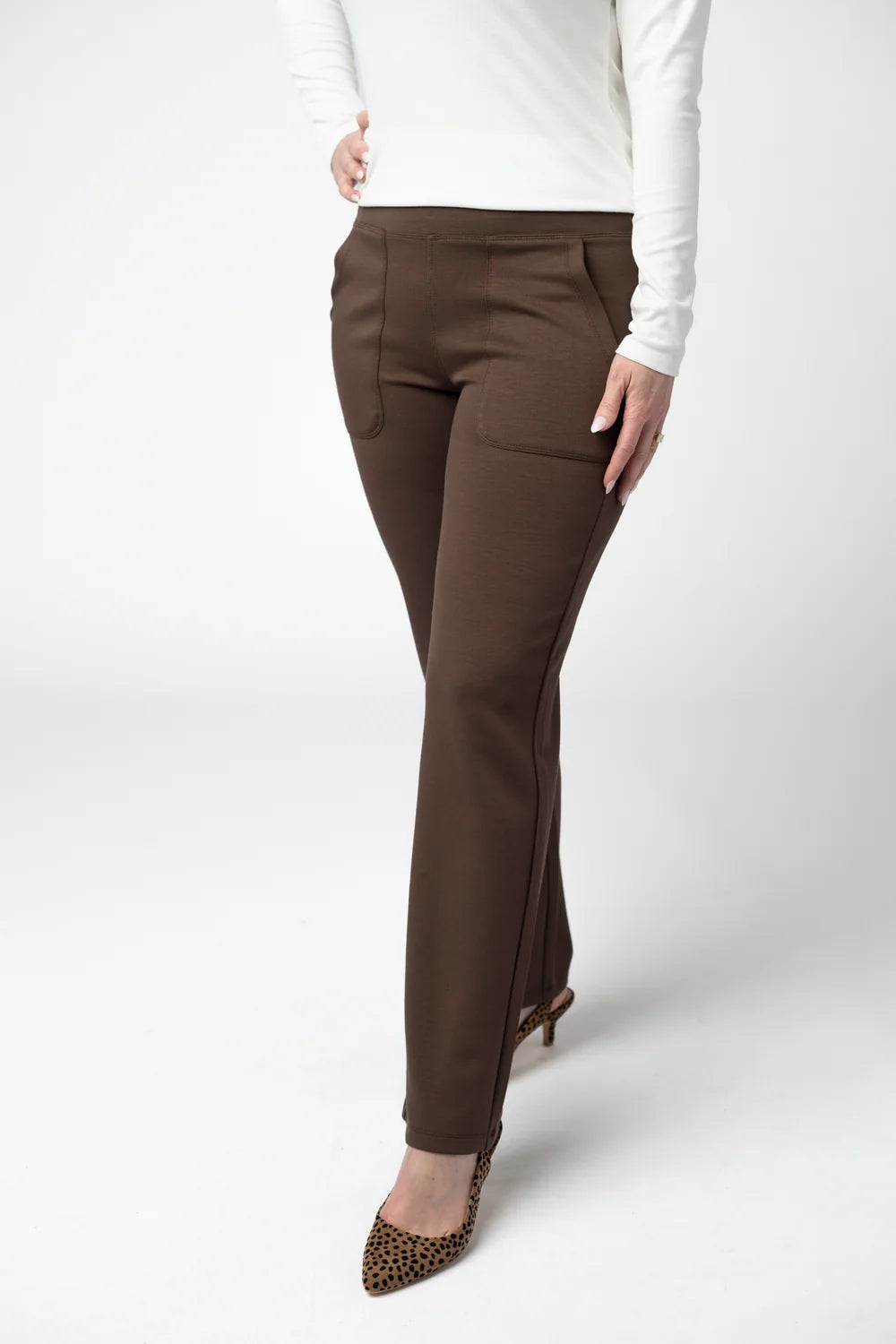 Brown Luxe Ankle Bottoms