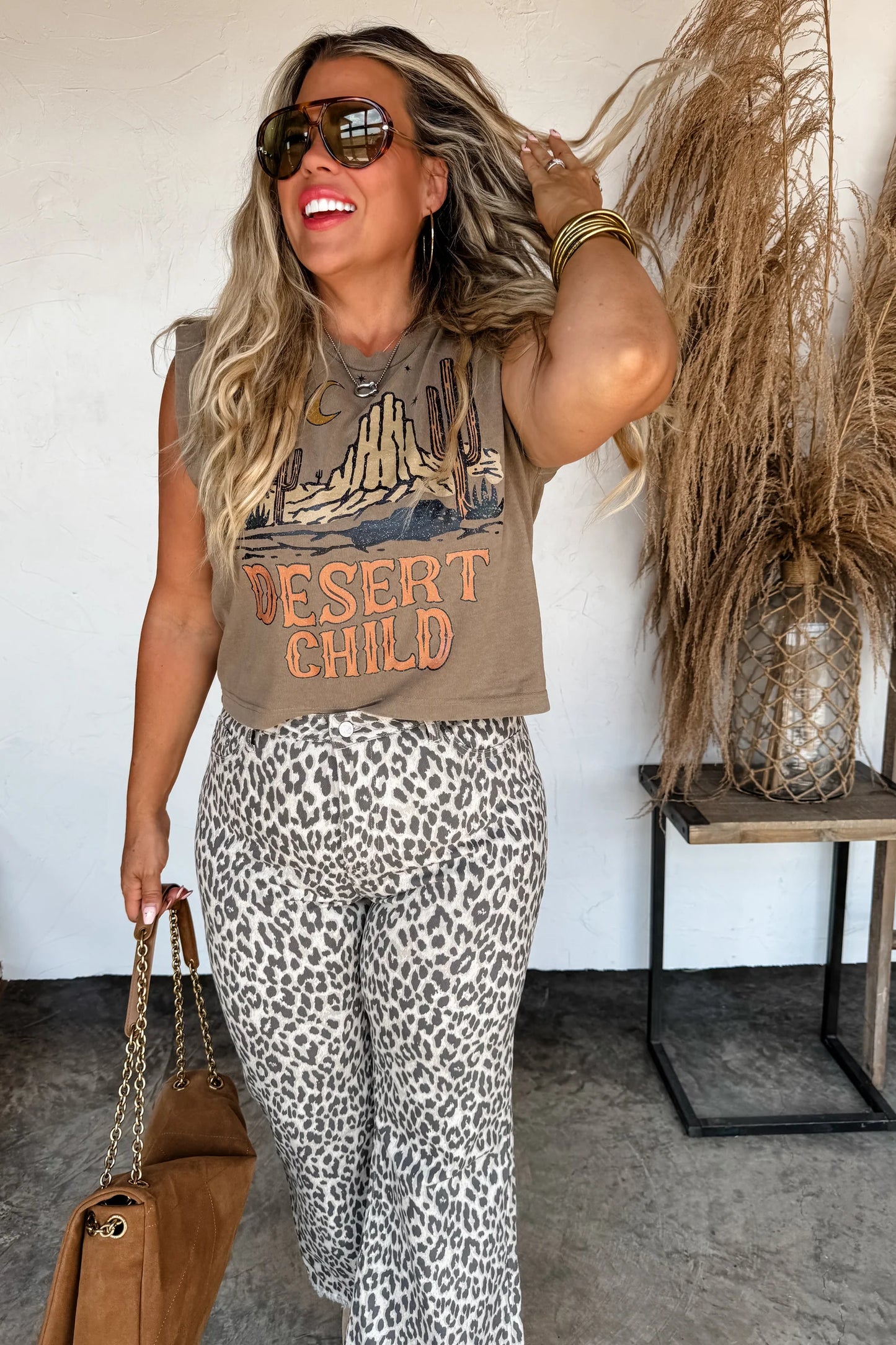 Pre order: Urban Non Distressed Cheetah Jean - LIMITED availability