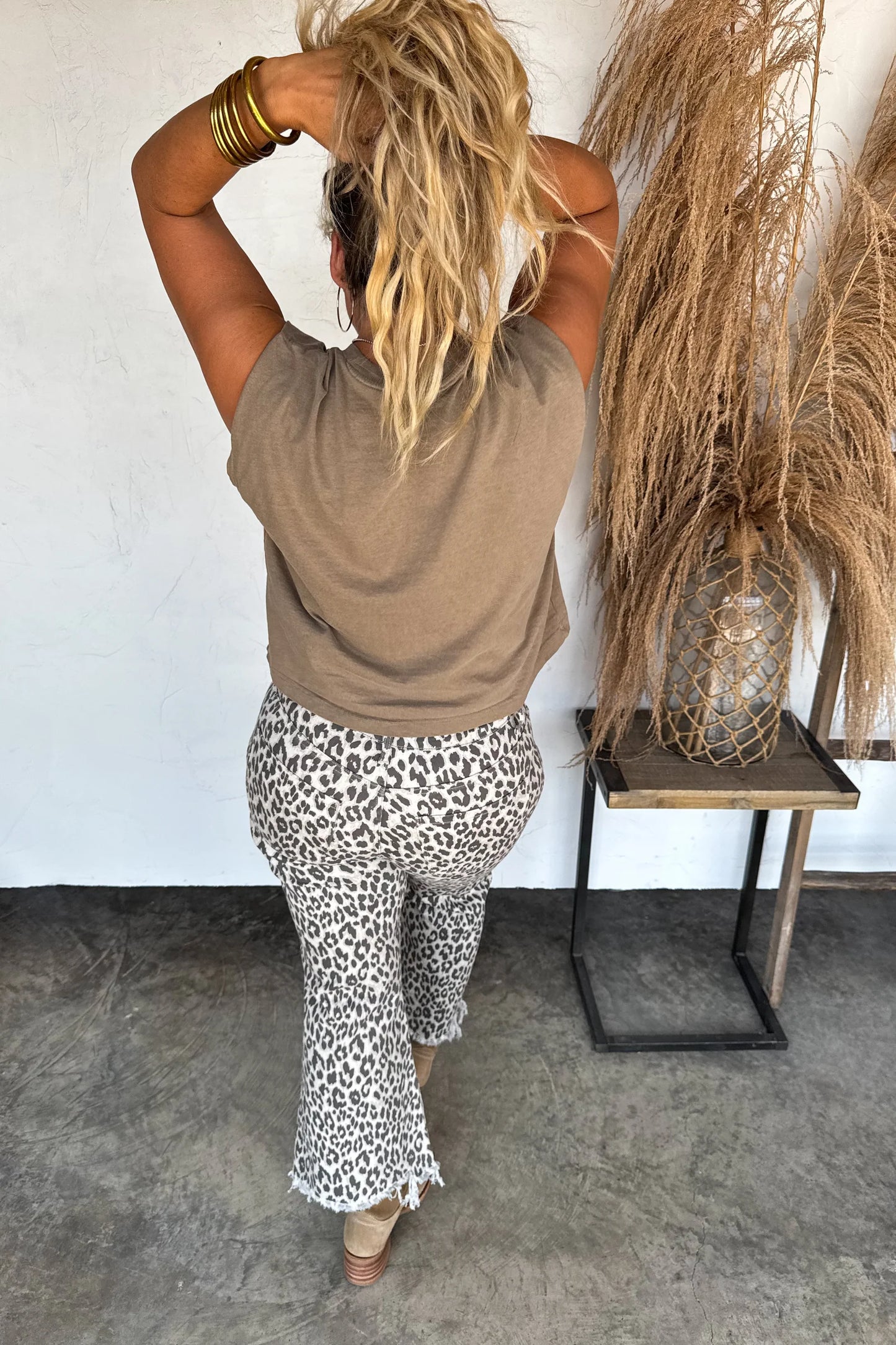 Pre order: Urban Non Distressed Cheetah Jean - LIMITED availability