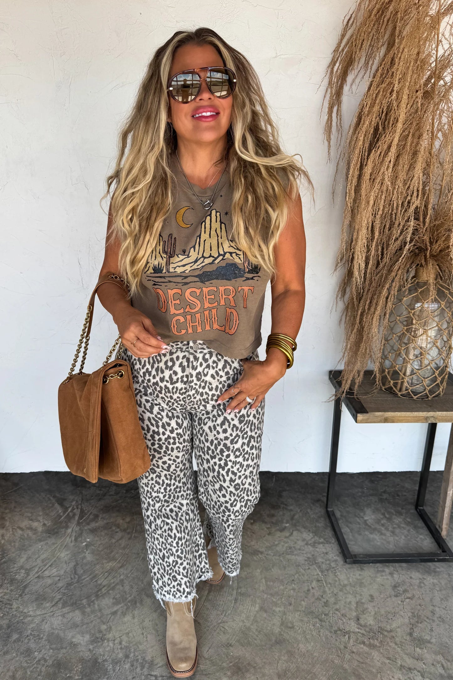 Pre order: Urban Non Distressed Cheetah Jean - LIMITED availability