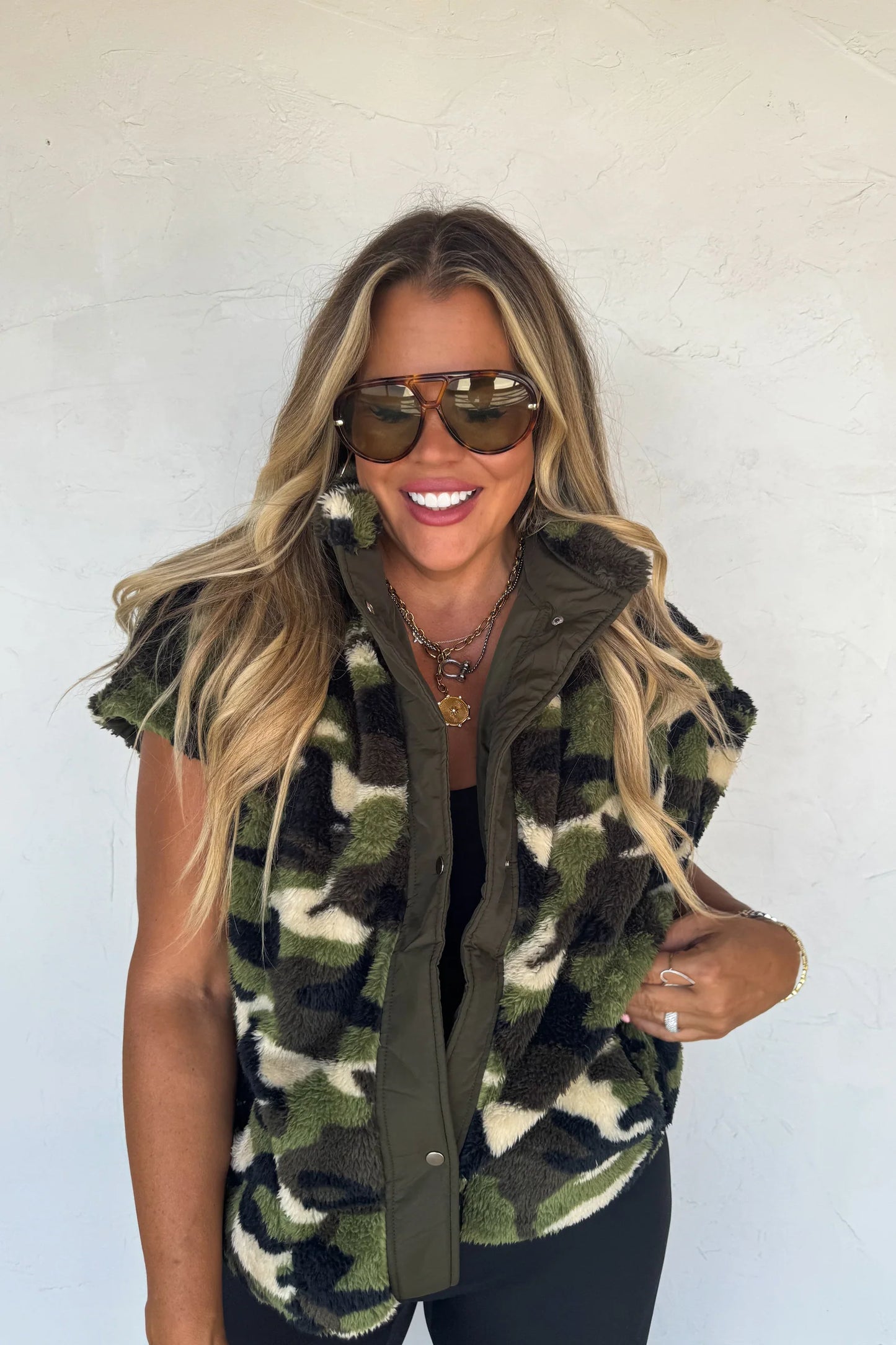 Pre Order: Linden Sherpa Vest Jacket