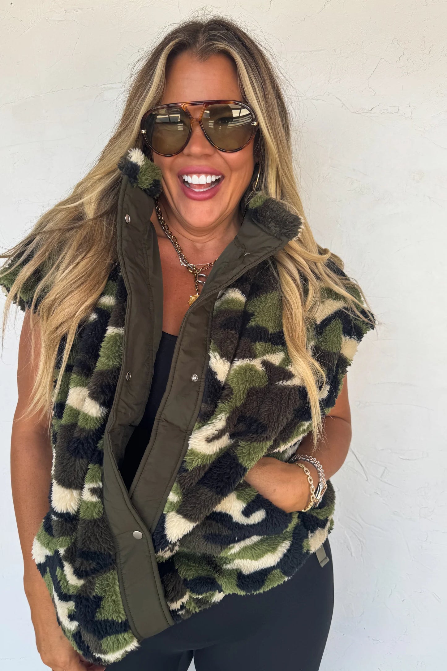 Pre Order: Linden Sherpa Vest Jacket