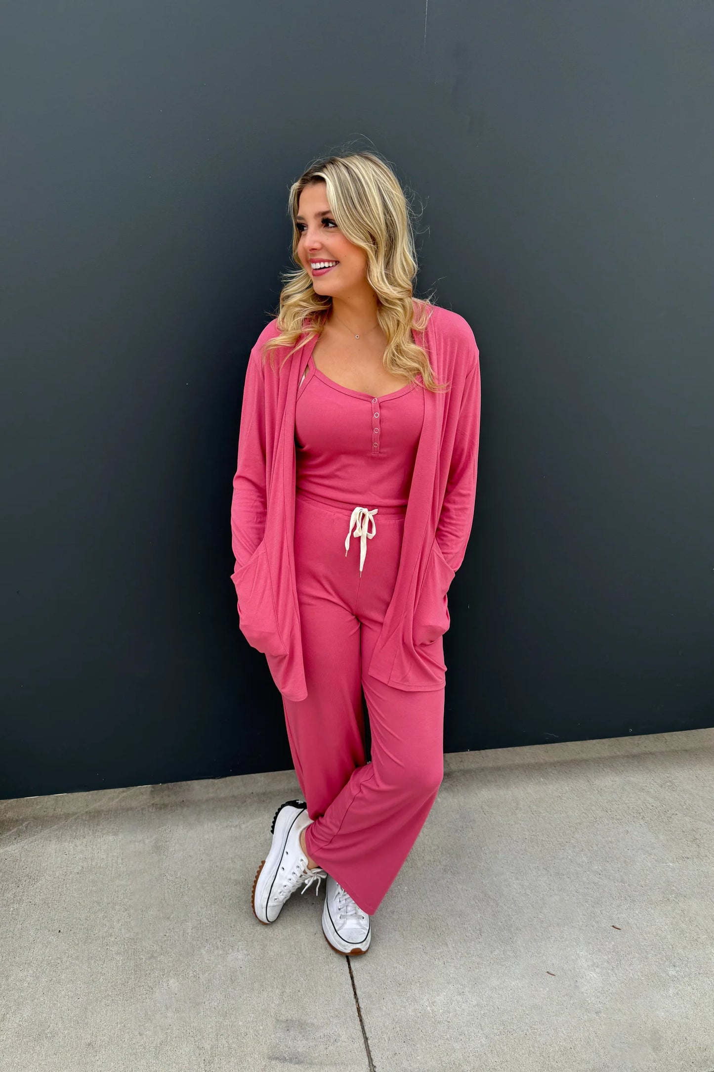 Pre Order: Soft Landing Romper and Cardigan Set