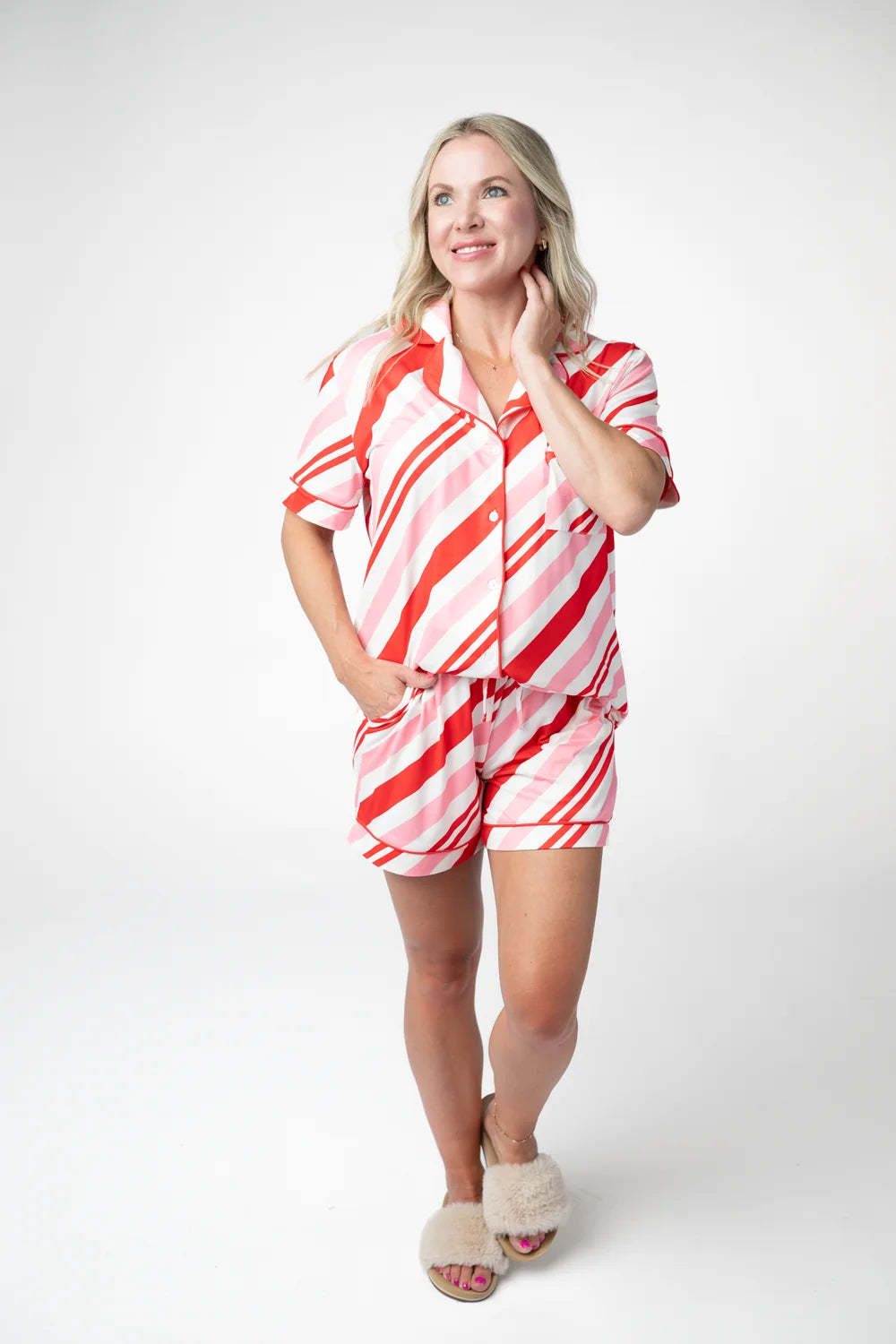 Candy Cane Pajama Set