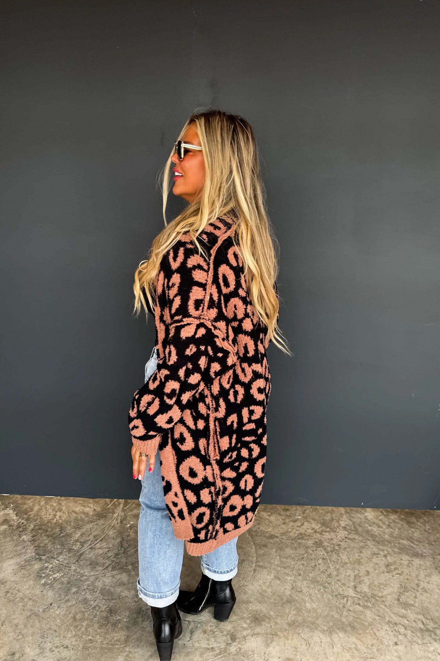 Pre Order - Lightning and Cheetah Cloud Cardigan