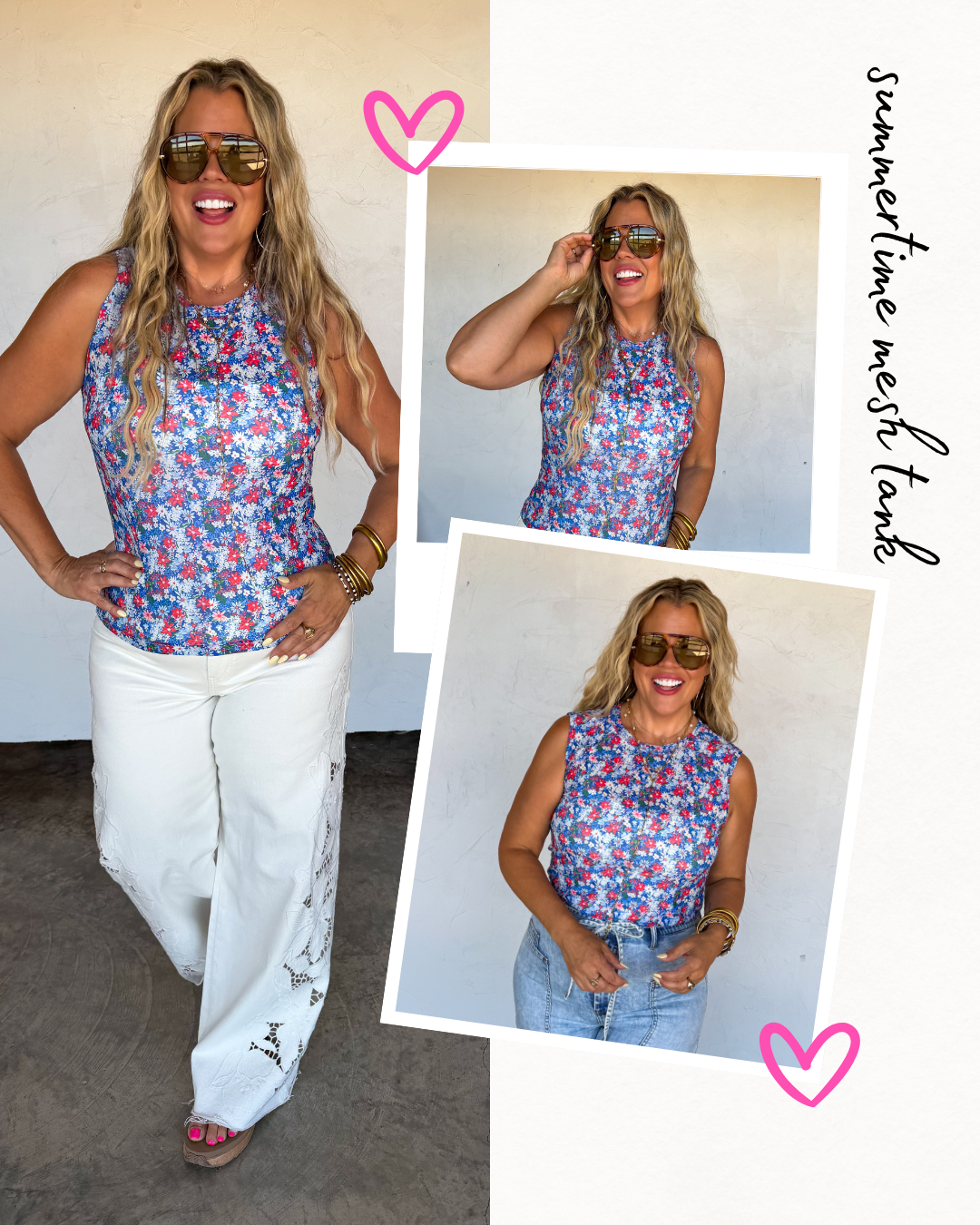 Pre Order: Summertime Mesh Top (2 options)