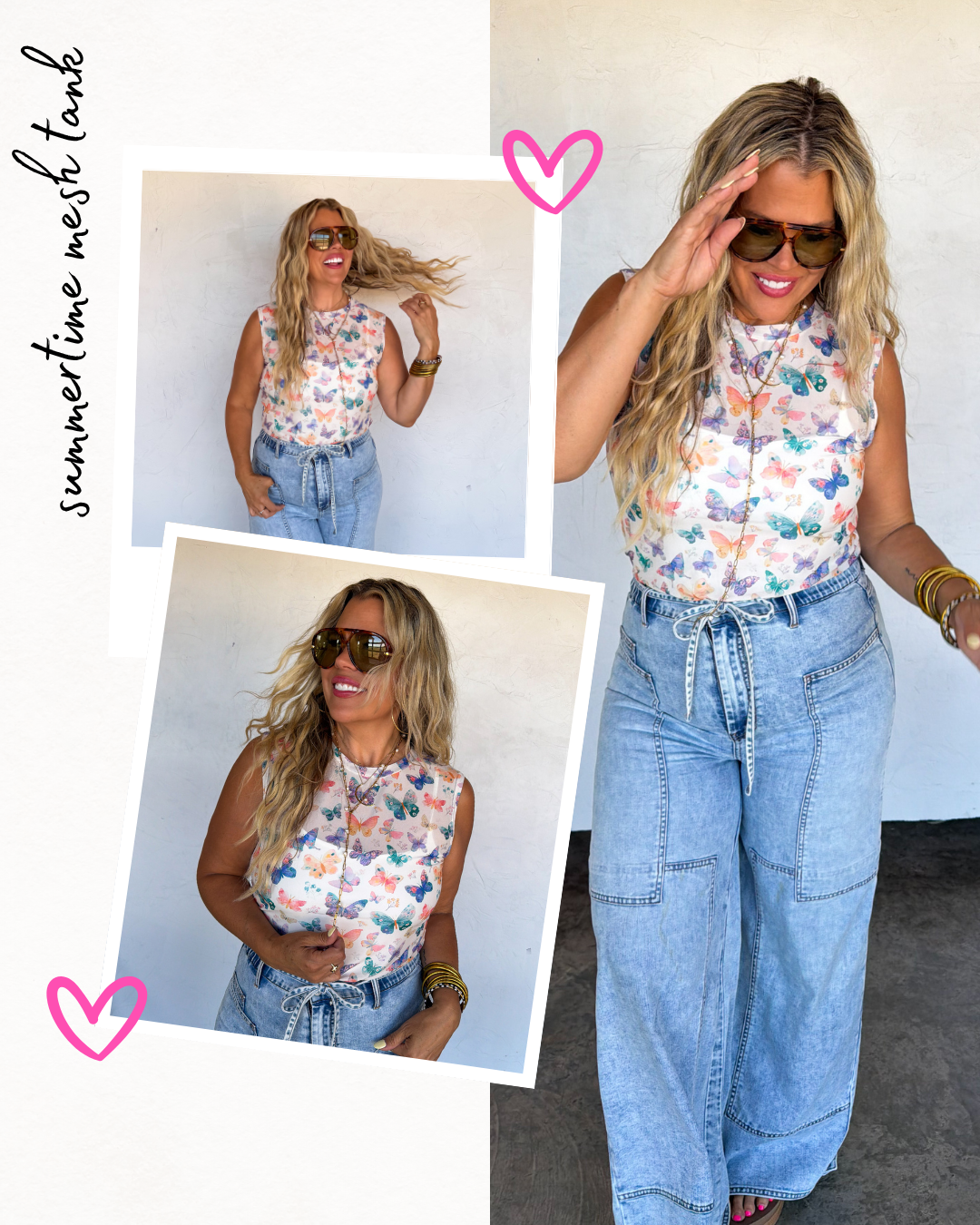 Pre Order: Summertime Mesh Top (2 options)