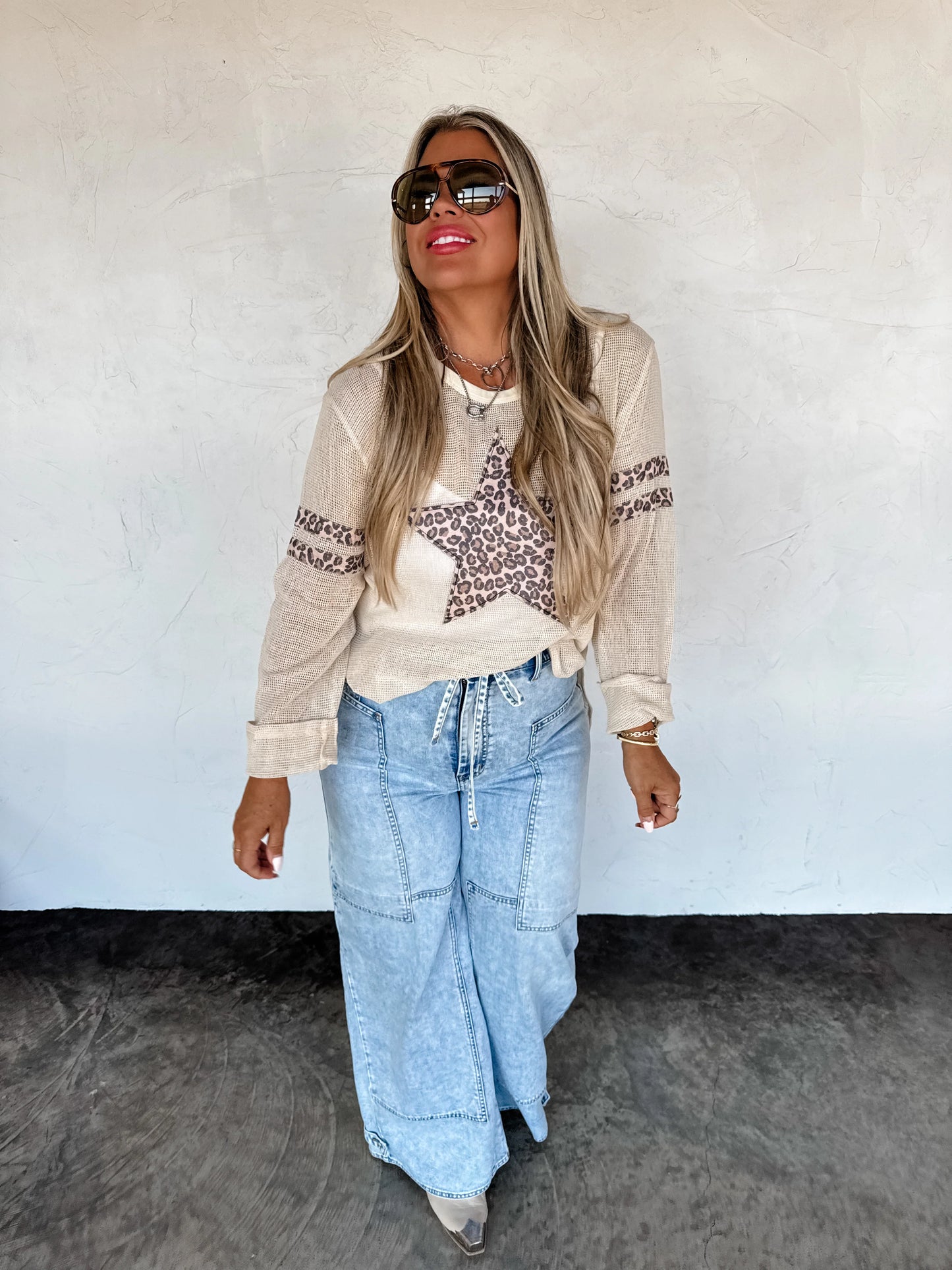 Pre Order - Star Mellow Mesh Cotton Top