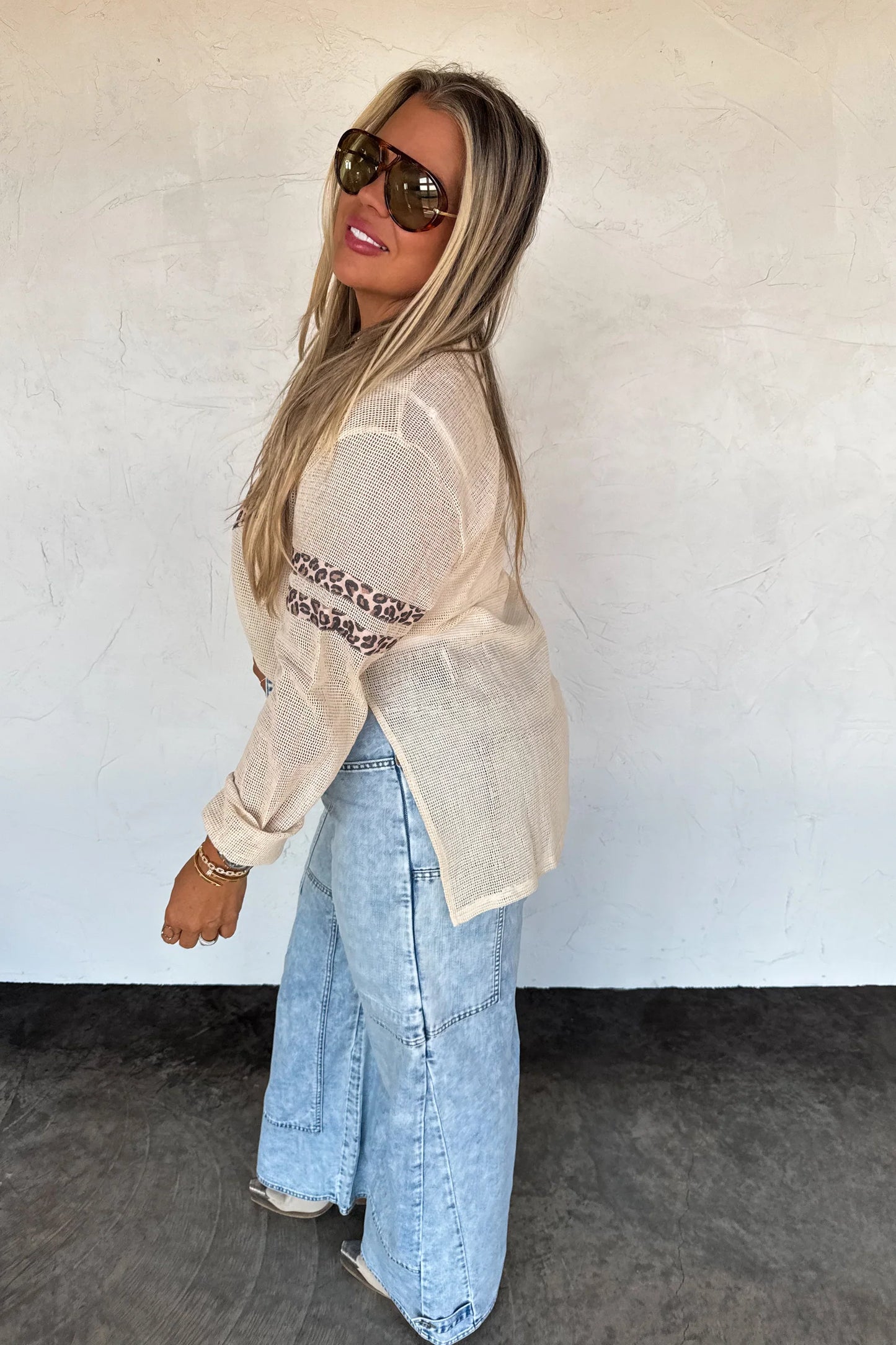 Pre Order - Star Mellow Mesh Cotton Top