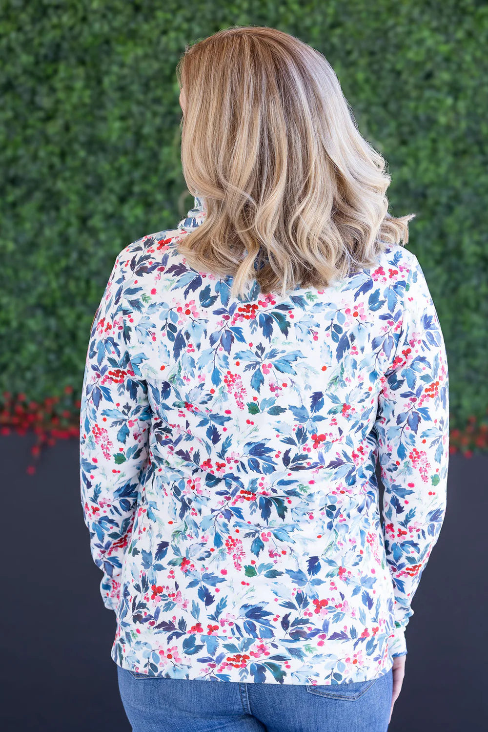 Winter Berry Soft Funnel Neck