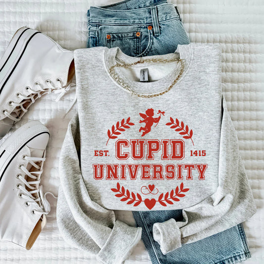 Cupid University Graphic Tee or Sweatshirt