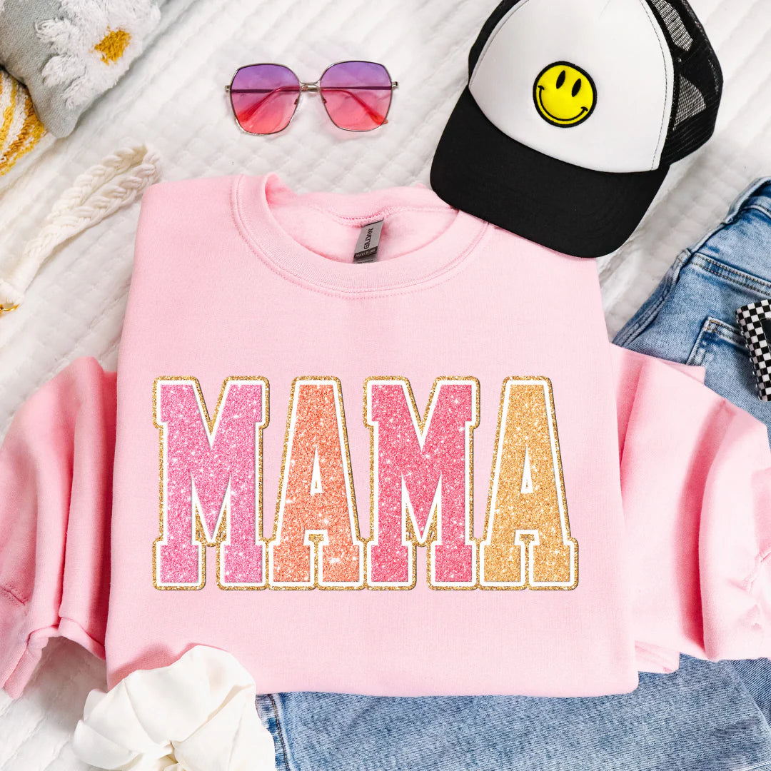 Glitter Mama Graphic Tee or Sweatshirt