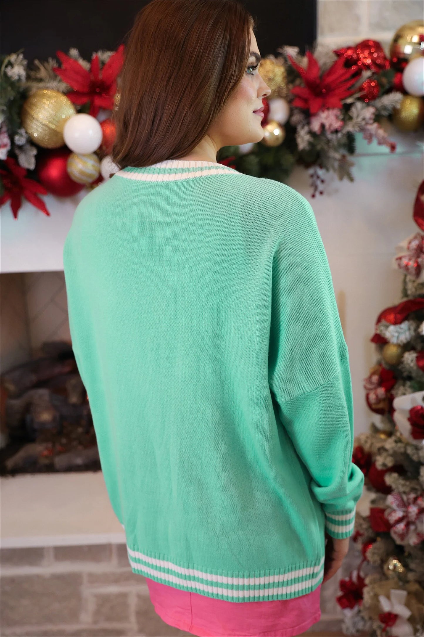 Spruce Trees Long Cardigan