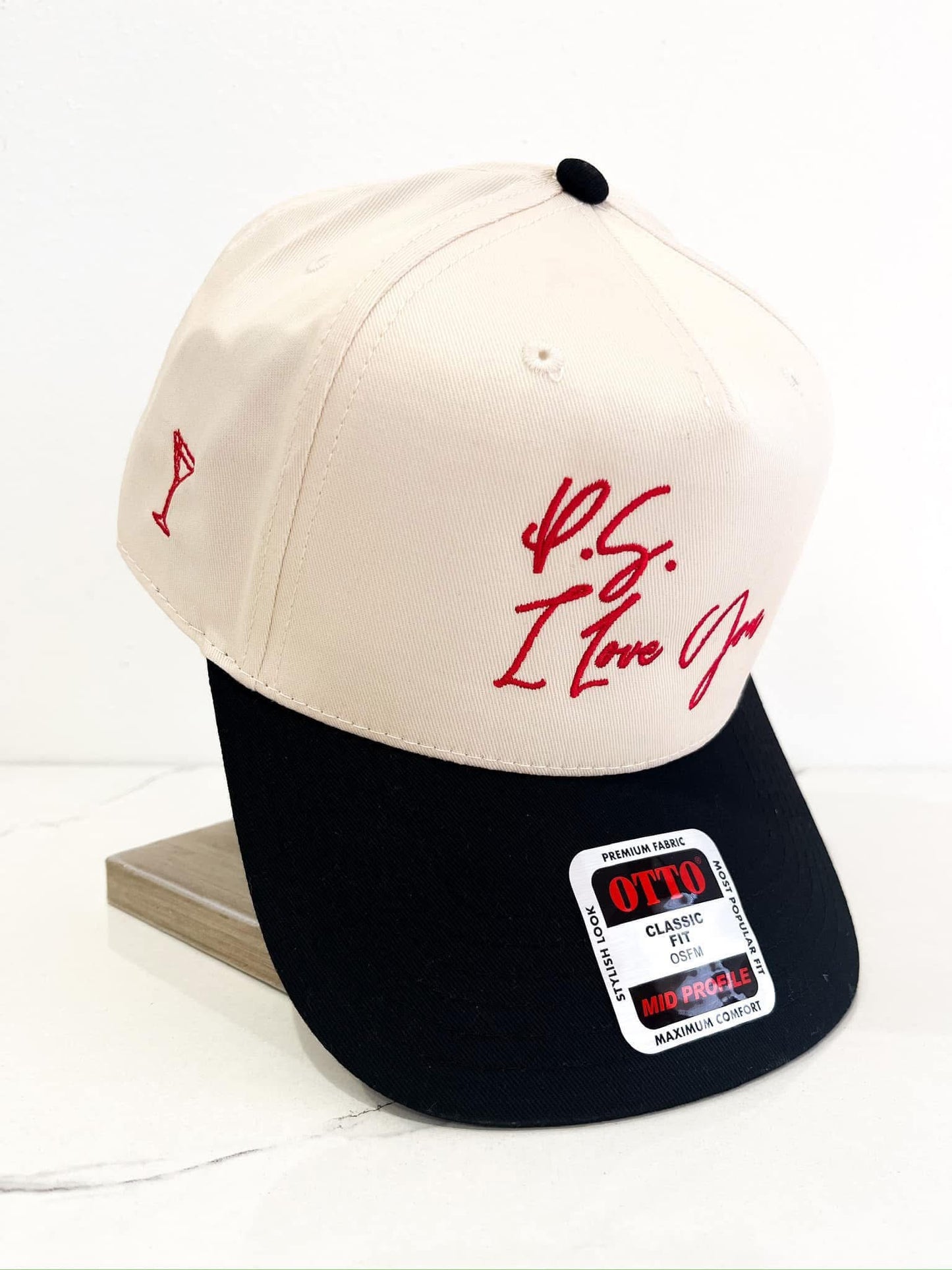 P.S. I Love You Embroidered Hat