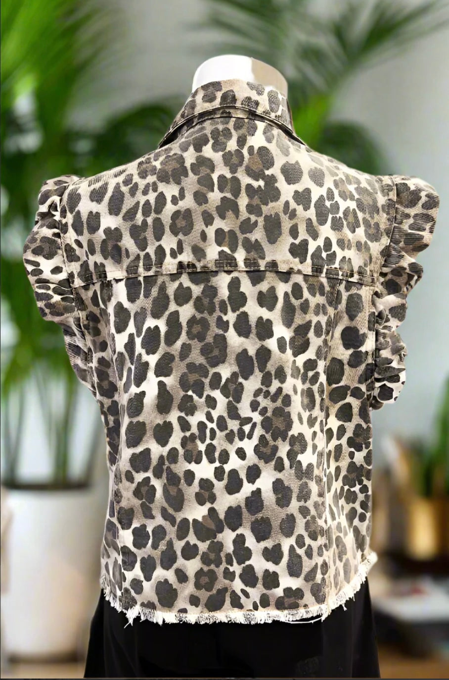 Pre Order: Charlie Cheetah Print Leopard Vest