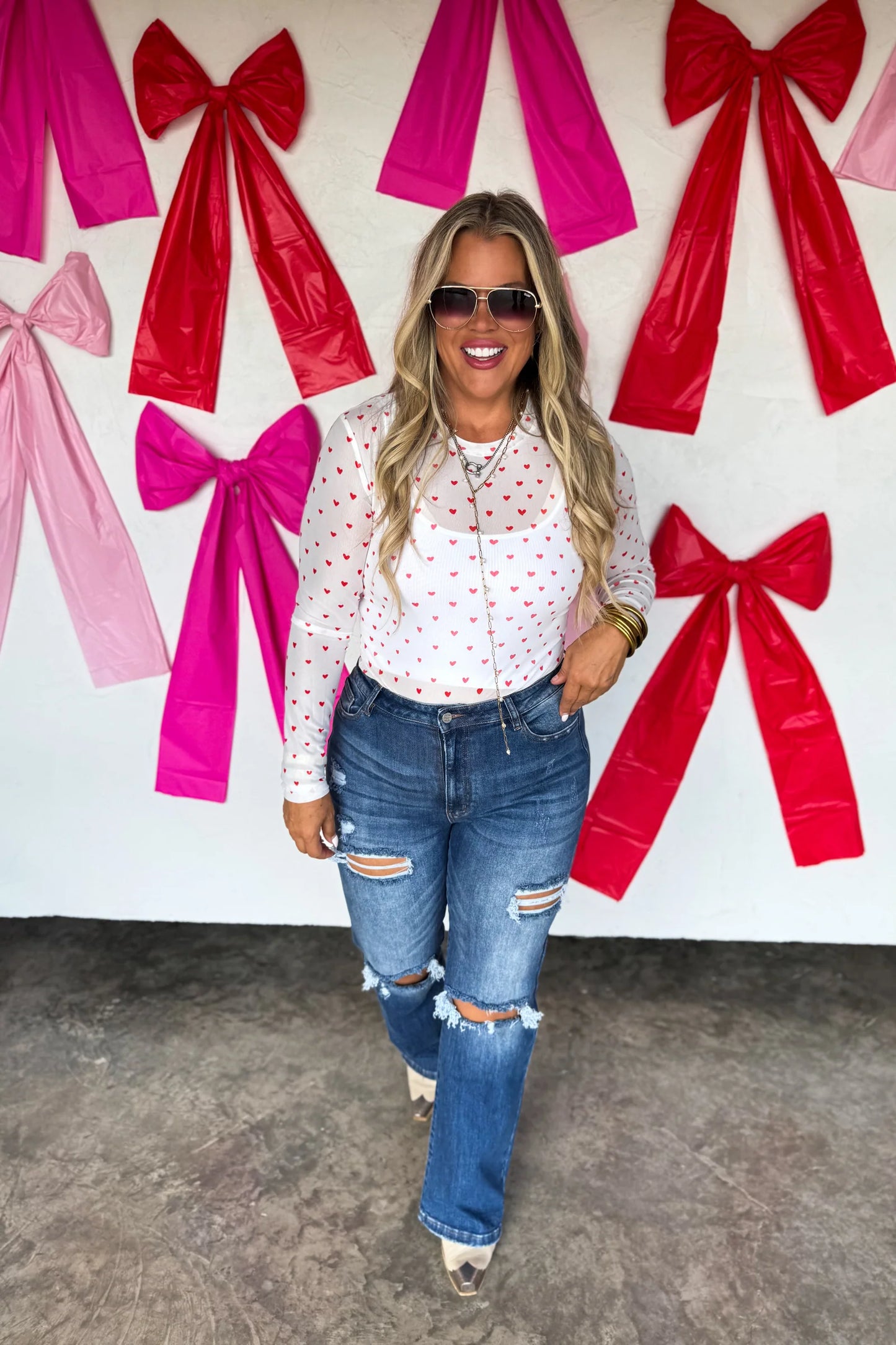 Pre Order: Valentine’s Dress It Up Mesh Tops - 2nd cut