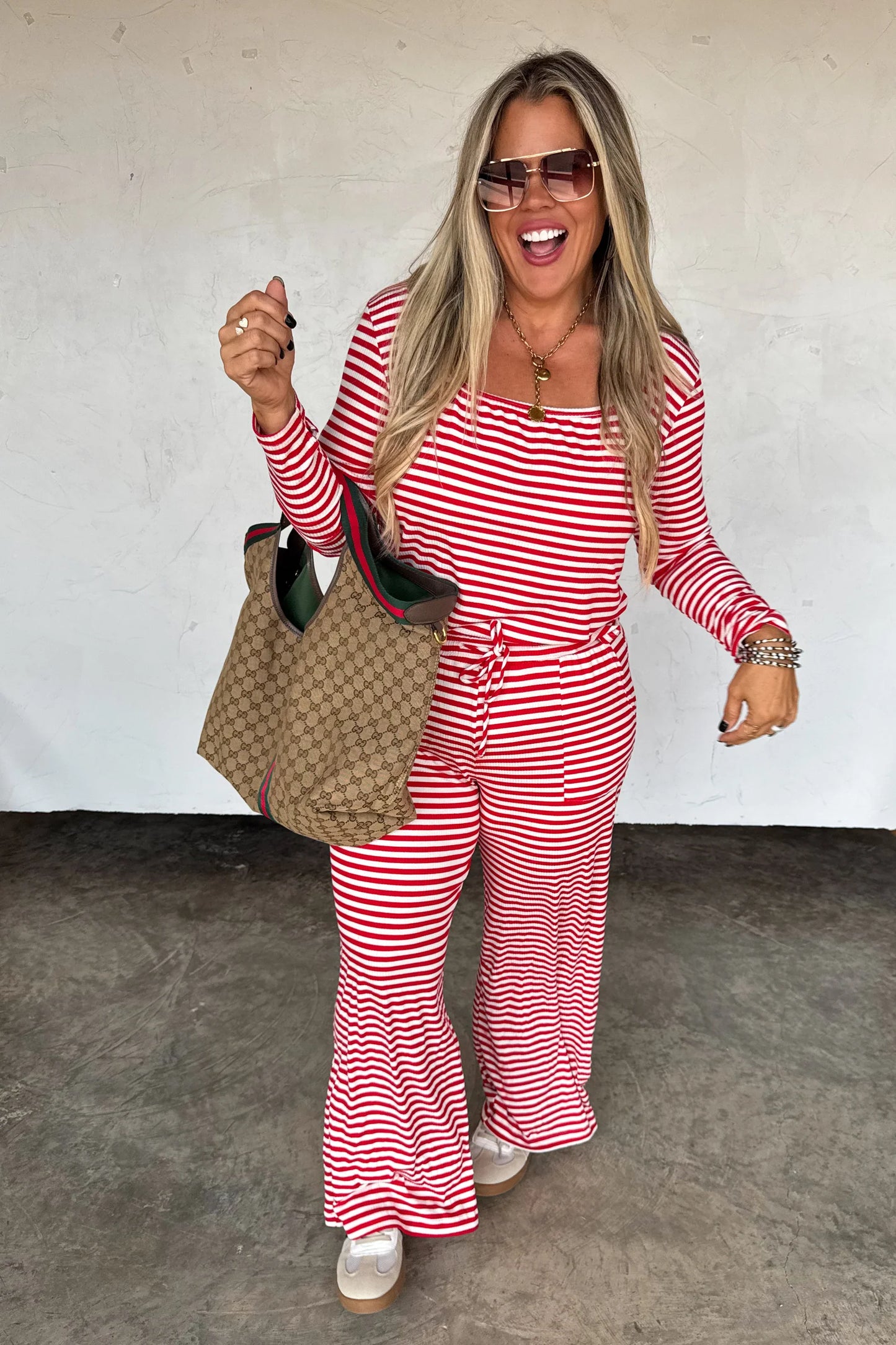 Pre Order: Haddie Stripe Lounge Set **Limited Qtys**