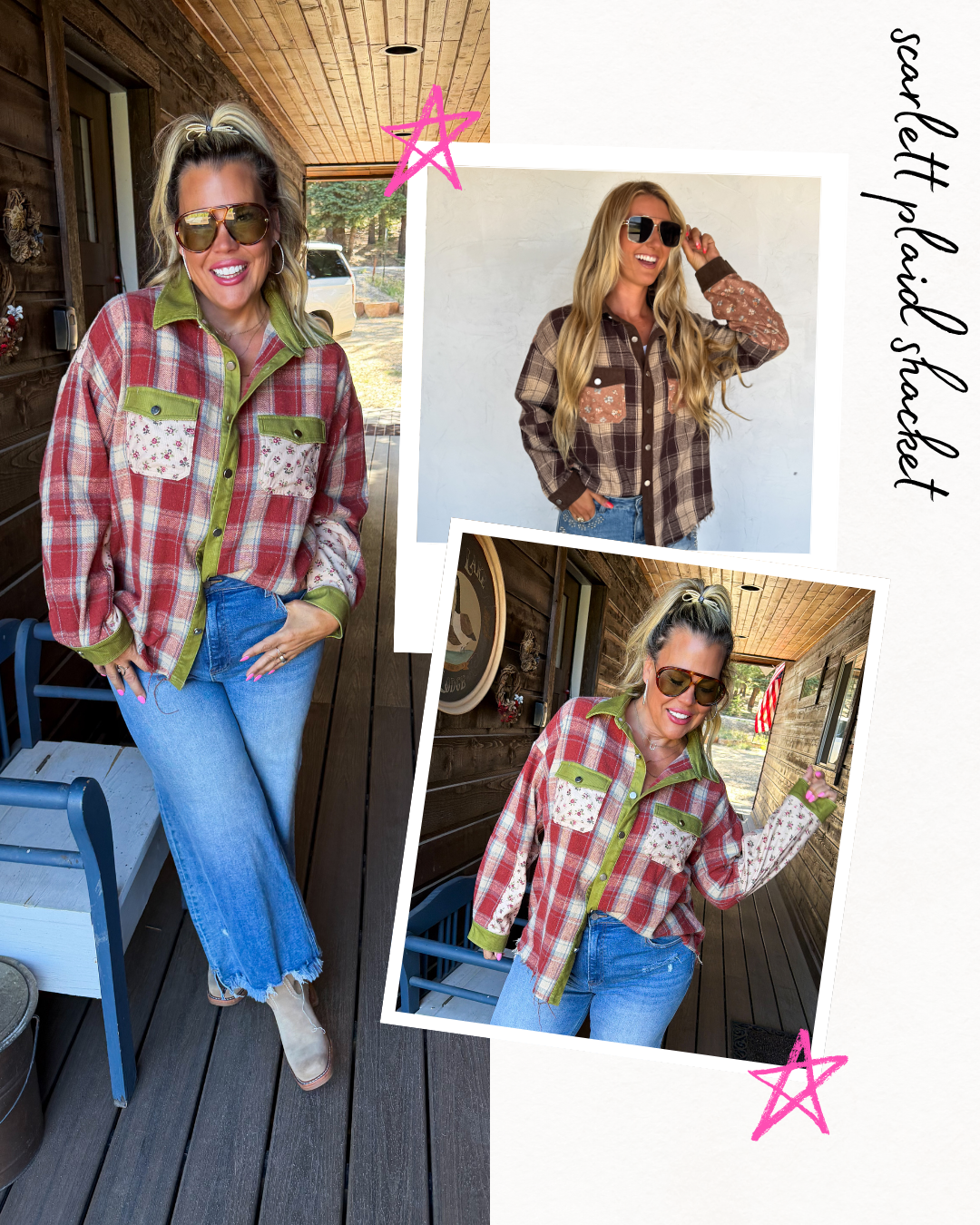 Pre Order: Scarlett Plaid Shacket