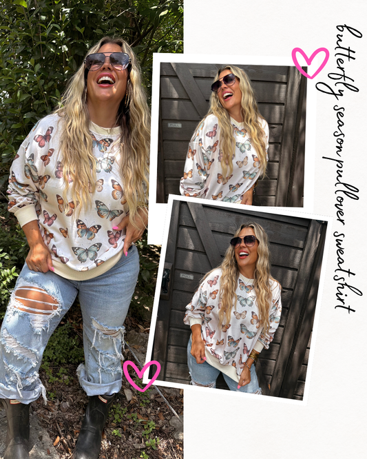 Pre Order: Butterfly Season Pullover