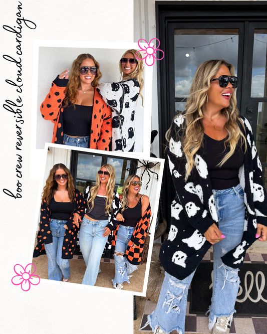 Pre Order: Boo Crew Reversible Cloud Cardigan