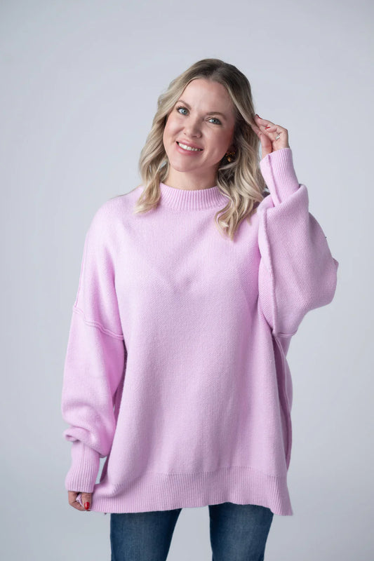 Cozy Sweater - Lilac