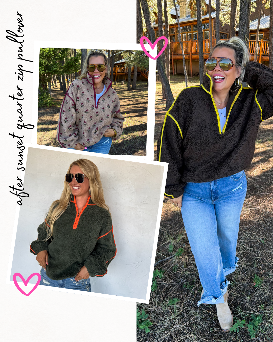 PRE ORDER: After Sunset Quarter Knit Pullover