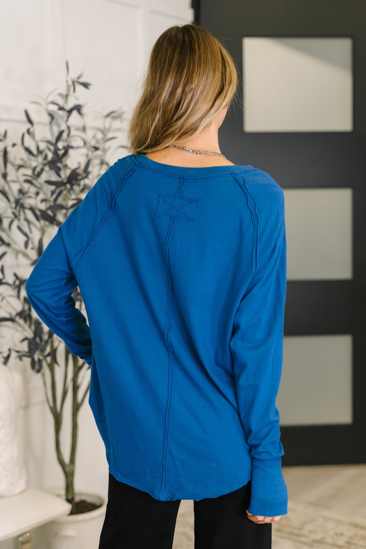 Zenana Top in Classic Blue