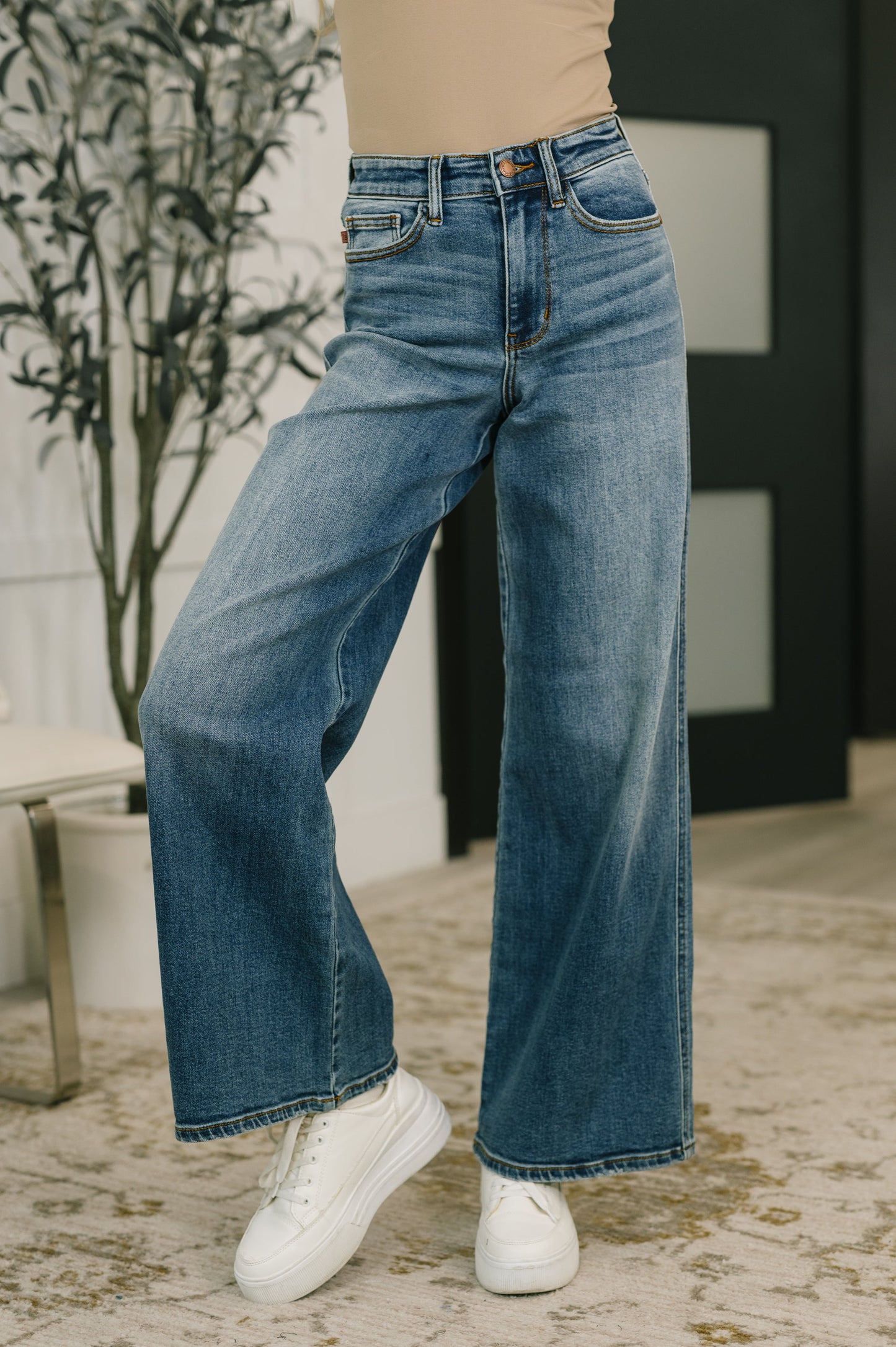 Judy Blue High Waist Retro Wide