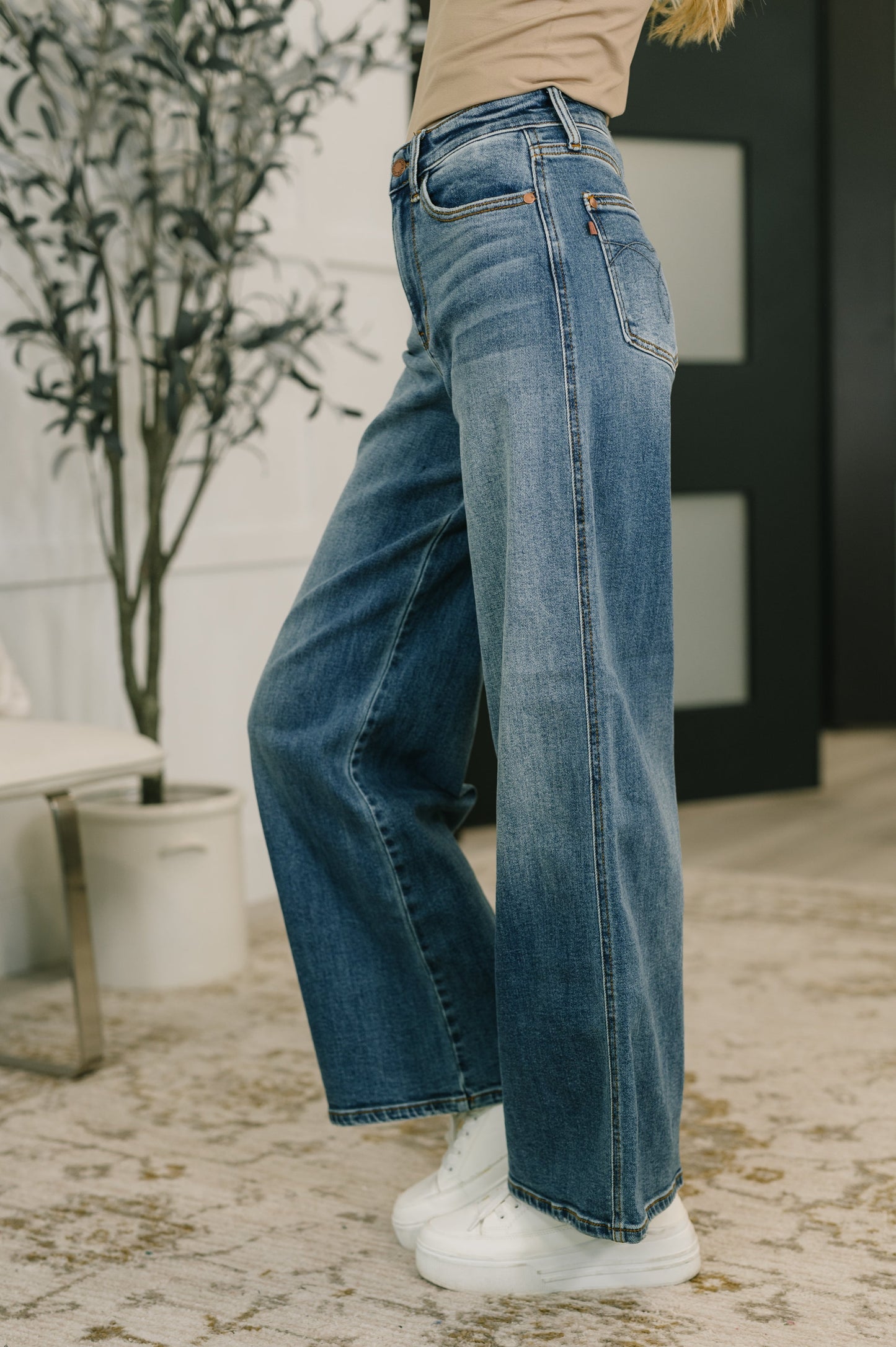 Judy Blue High Waist Retro Wide