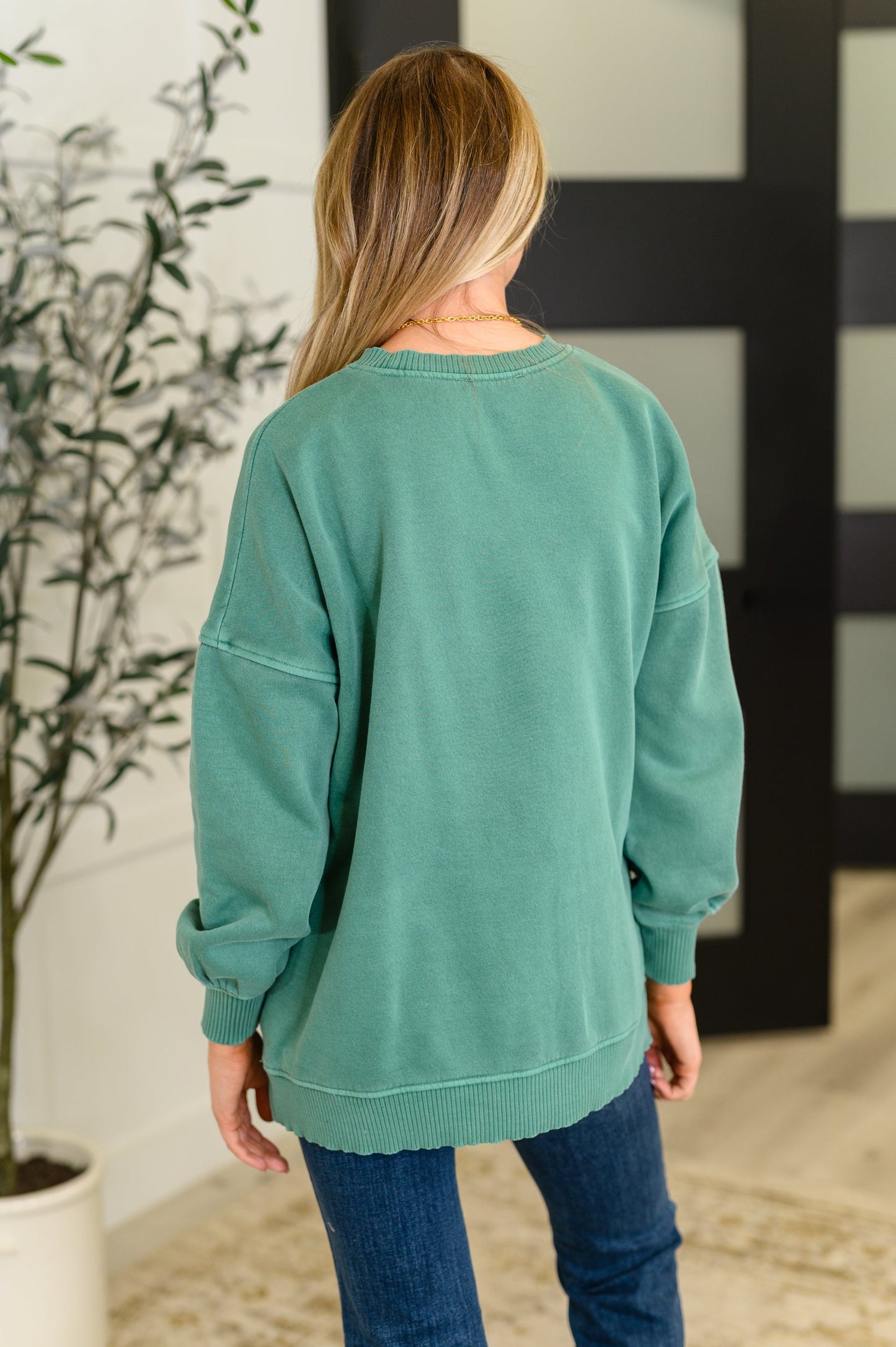 Zenana Pullover in Dark Green