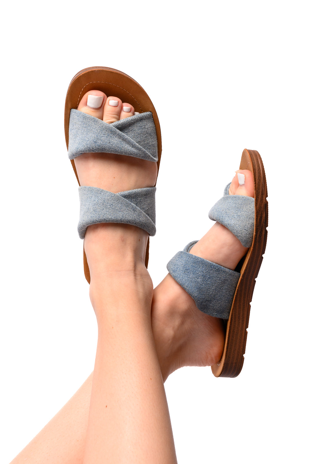 Corky’s With a Twist Sandal in Denim