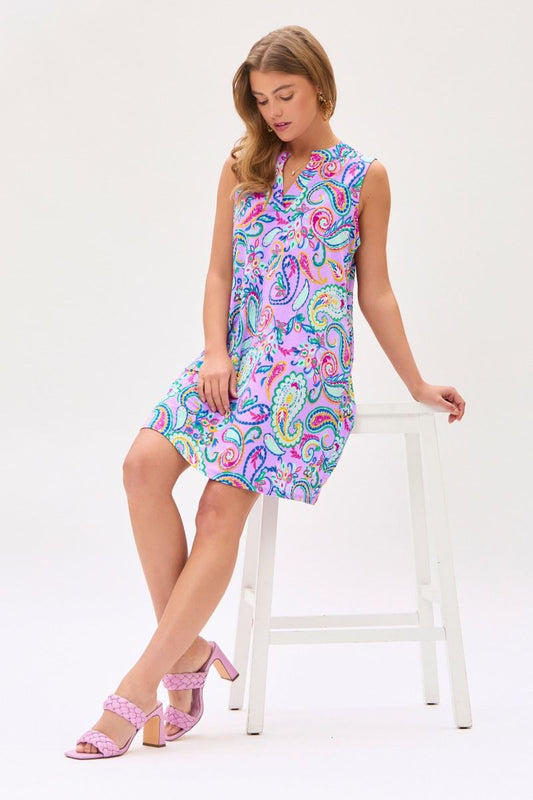 Lizzy Tank Dress in Lavender