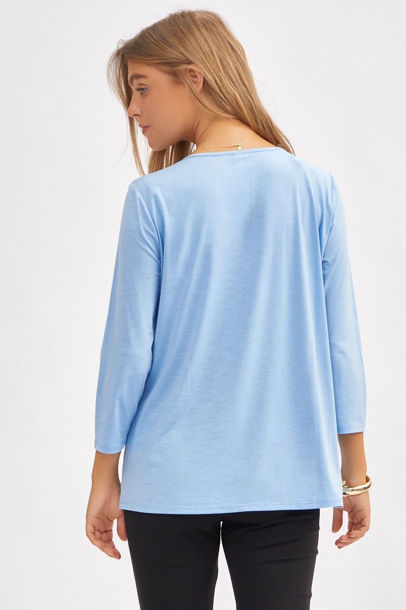 Classic V-Neck Top - 8 color options