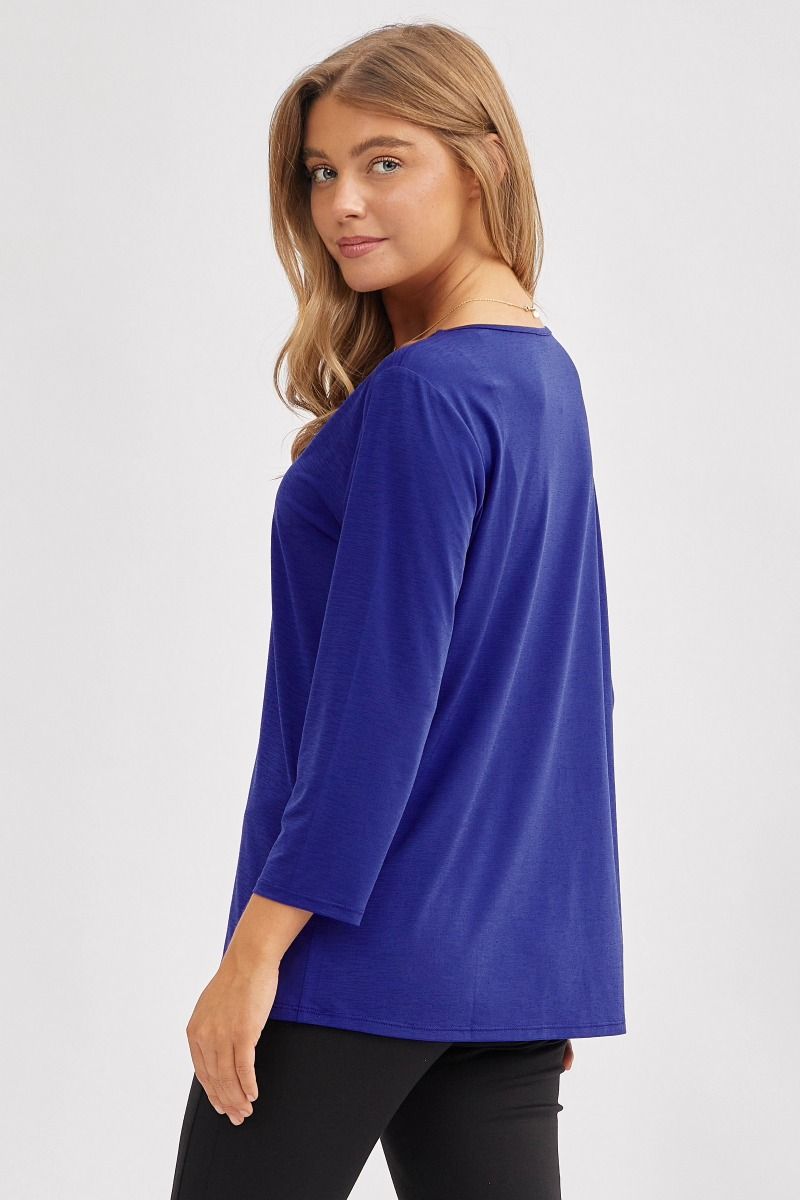 Classic V-Neck Top - 8 color options